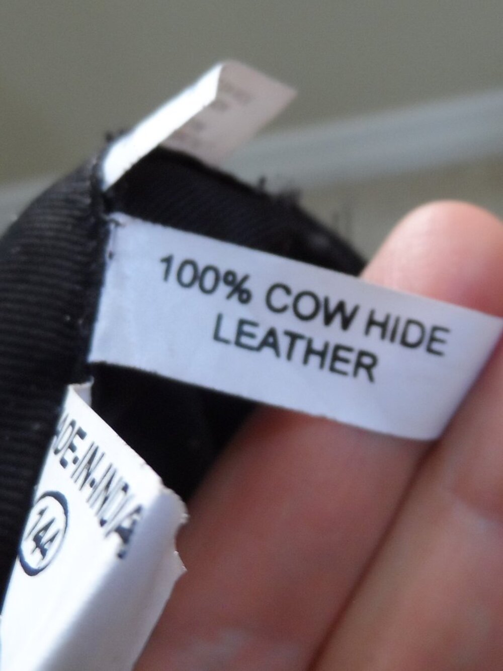 Great American Leather Works Shoulder/Crossbody Bag in Black,Made in India - Picture 13 of 16